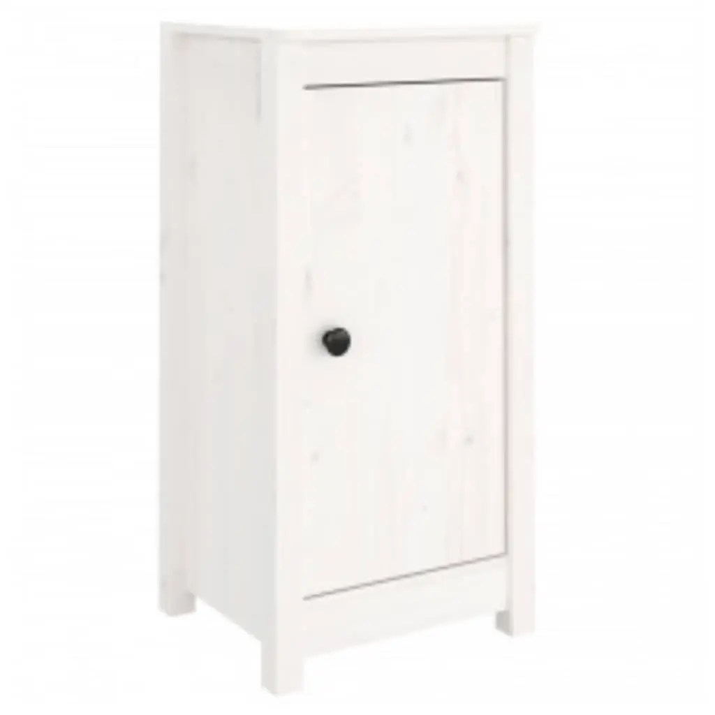 White Solid Wood Pine Sideboards for Living Spaces