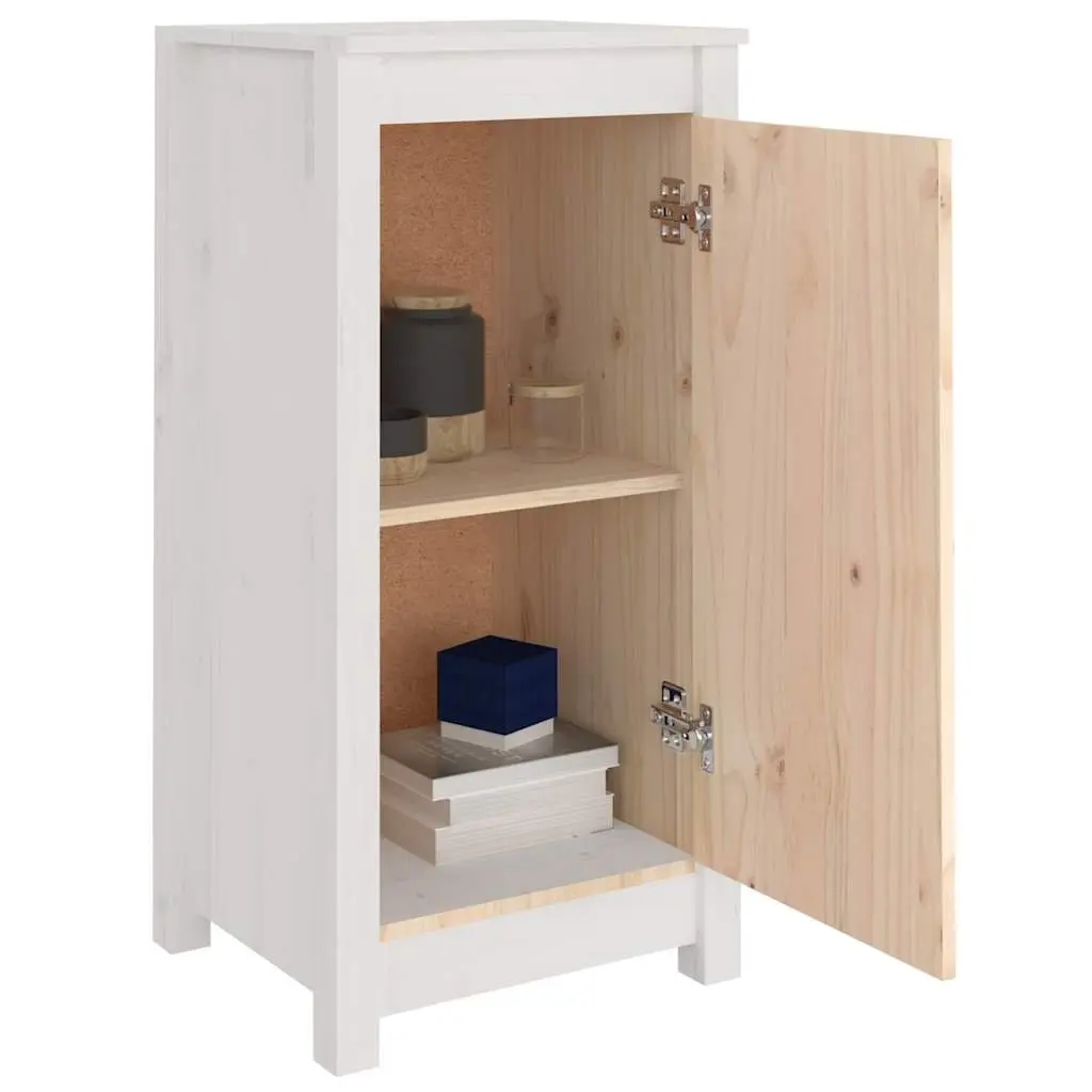 White Solid Wood Pine Sideboards for Living Spaces