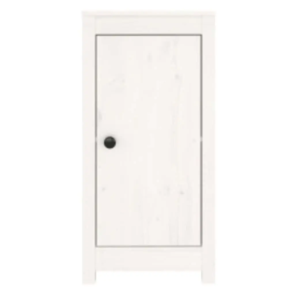 White Solid Wood Pine Sideboards for Living Spaces