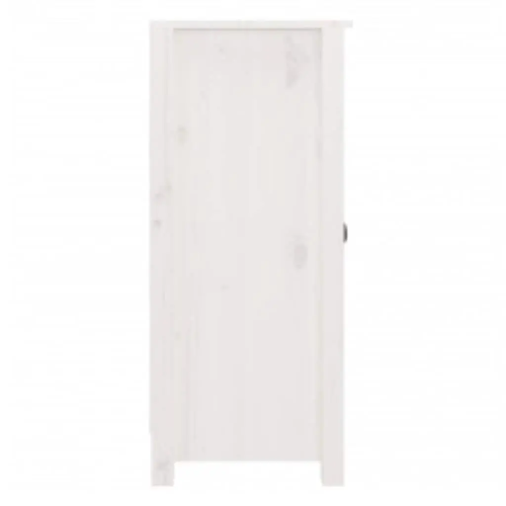 White Solid Wood Pine Sideboards for Living Spaces