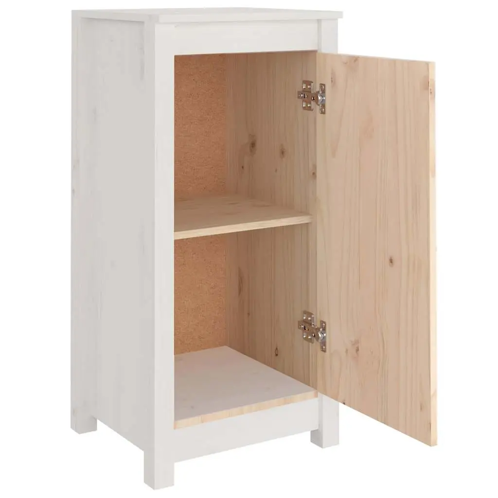 White Solid Wood Pine Sideboards for Living Spaces
