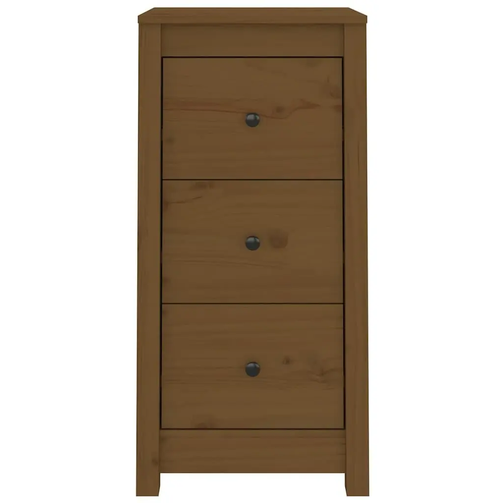 Solid Pine Wood Sideboard Cabinet Set with Rustic Charm