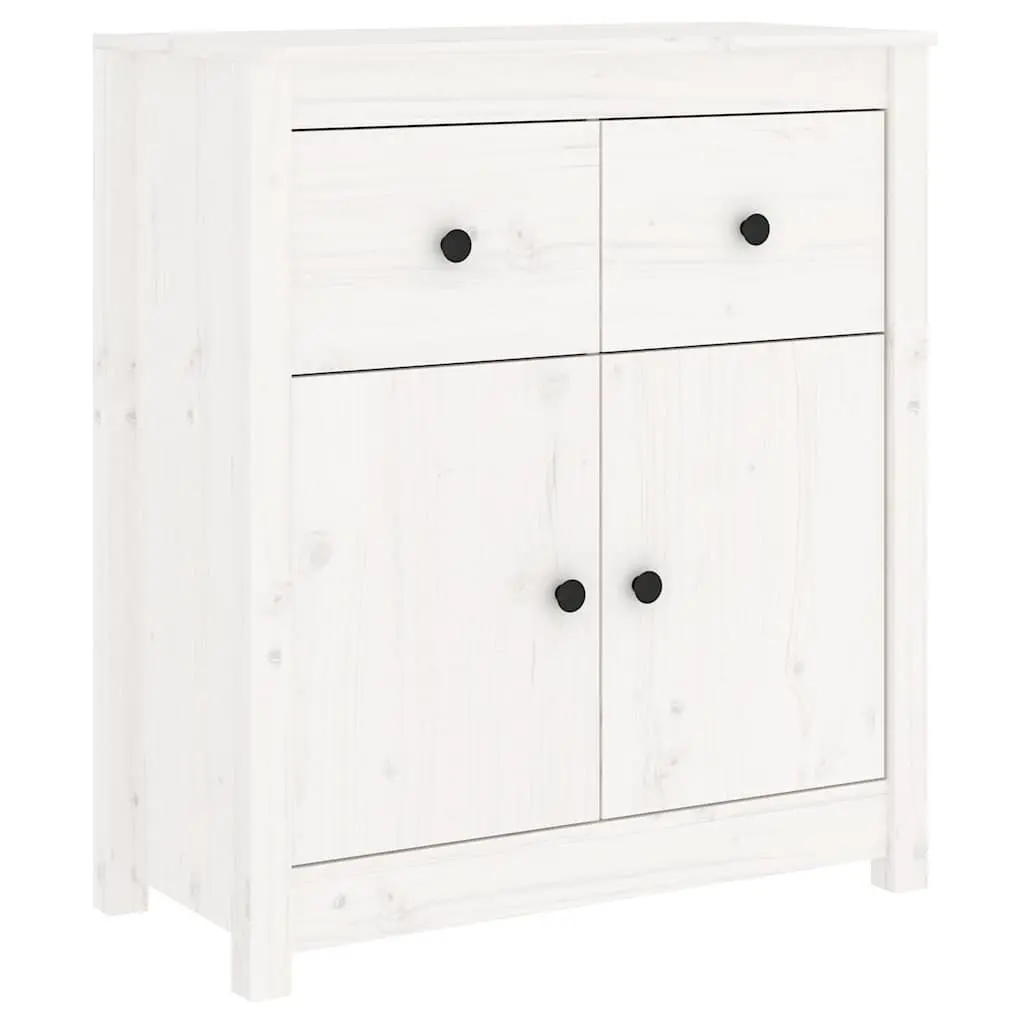 Wooden Sideboard Storage Cabinet in White