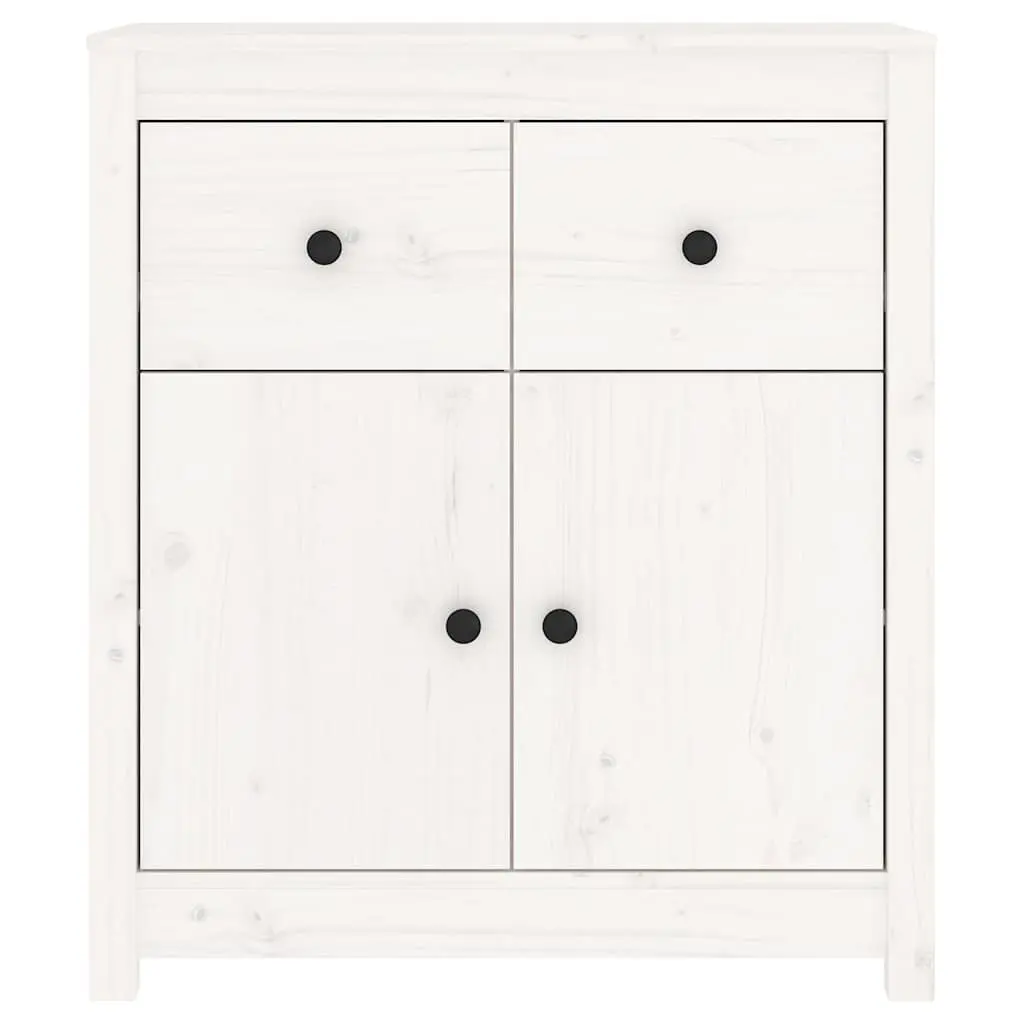 Wooden Sideboard Storage Cabinet in White