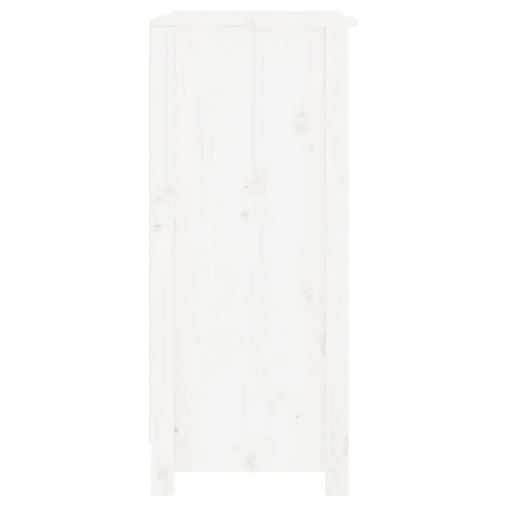 Wooden Sideboard Storage Cabinet in White