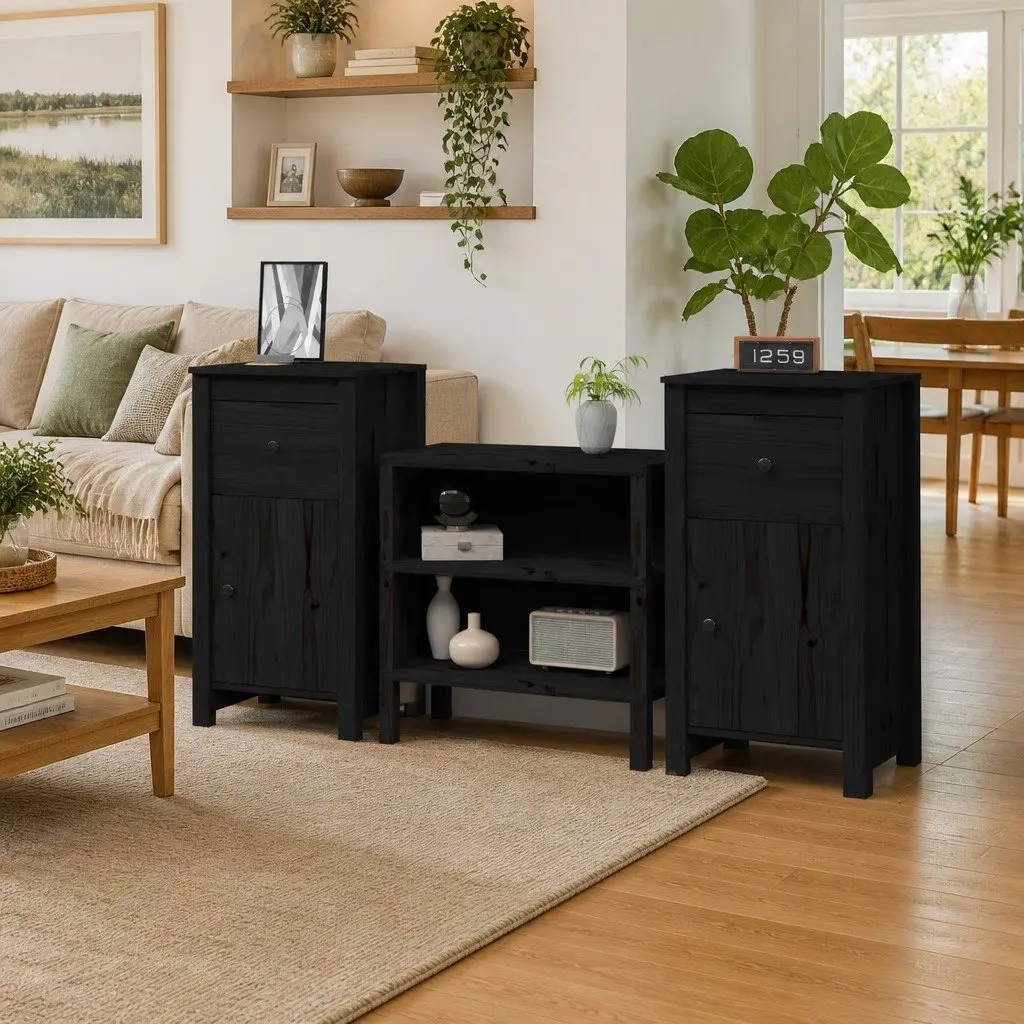 Solid Wood Pine Sideboards for Storage and Style