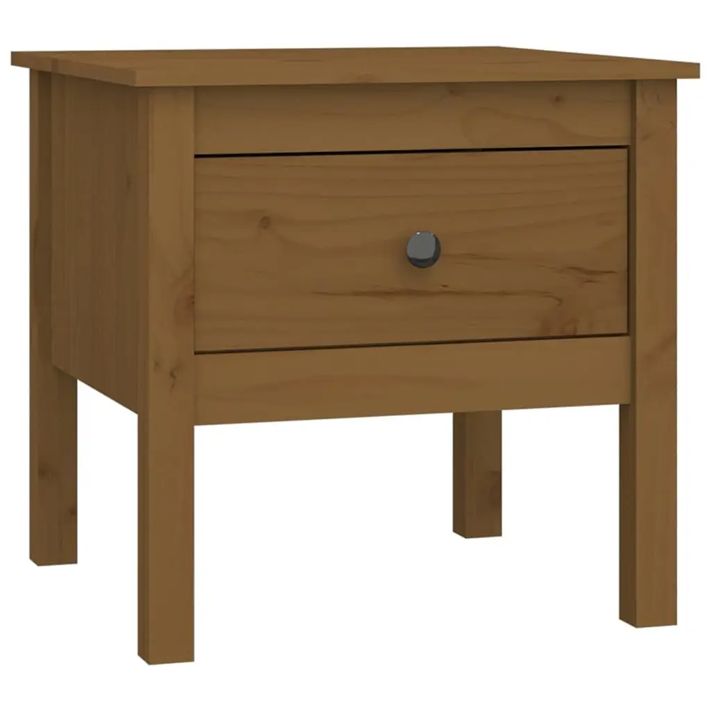 End Tables 2 pcs Solid Wood Pine Side Table Living Room Bedroom Nightstand