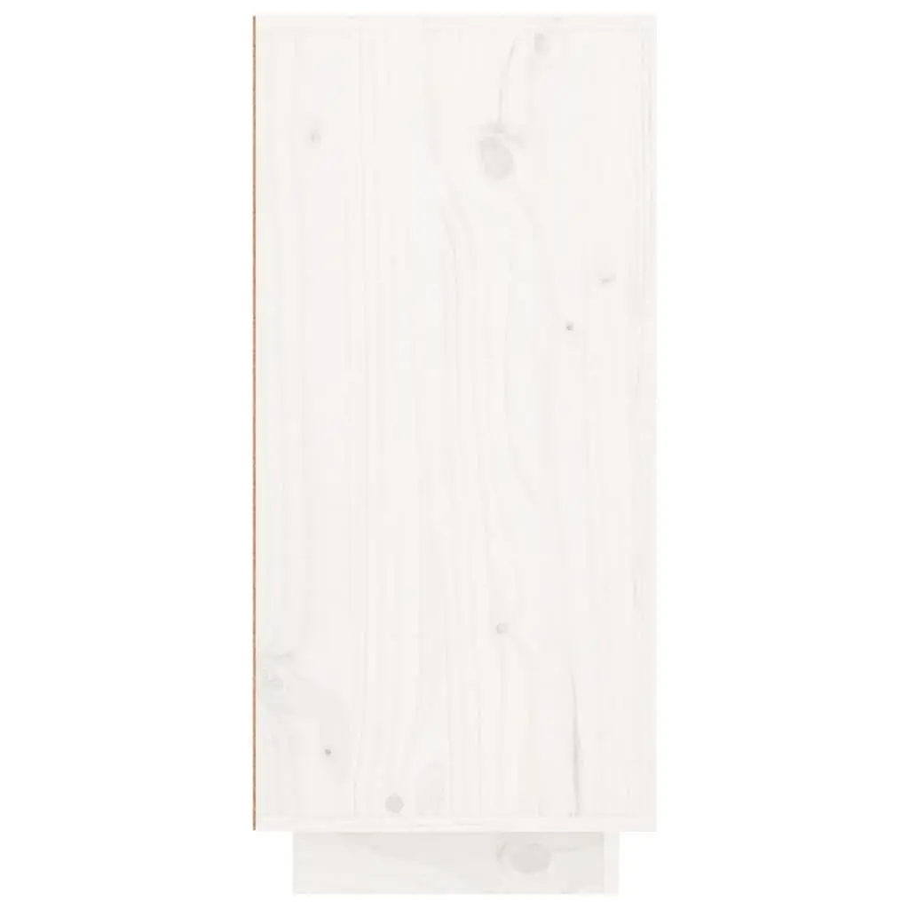 White Pine Wood Sideboard with 2 Doors & 3 Drawers