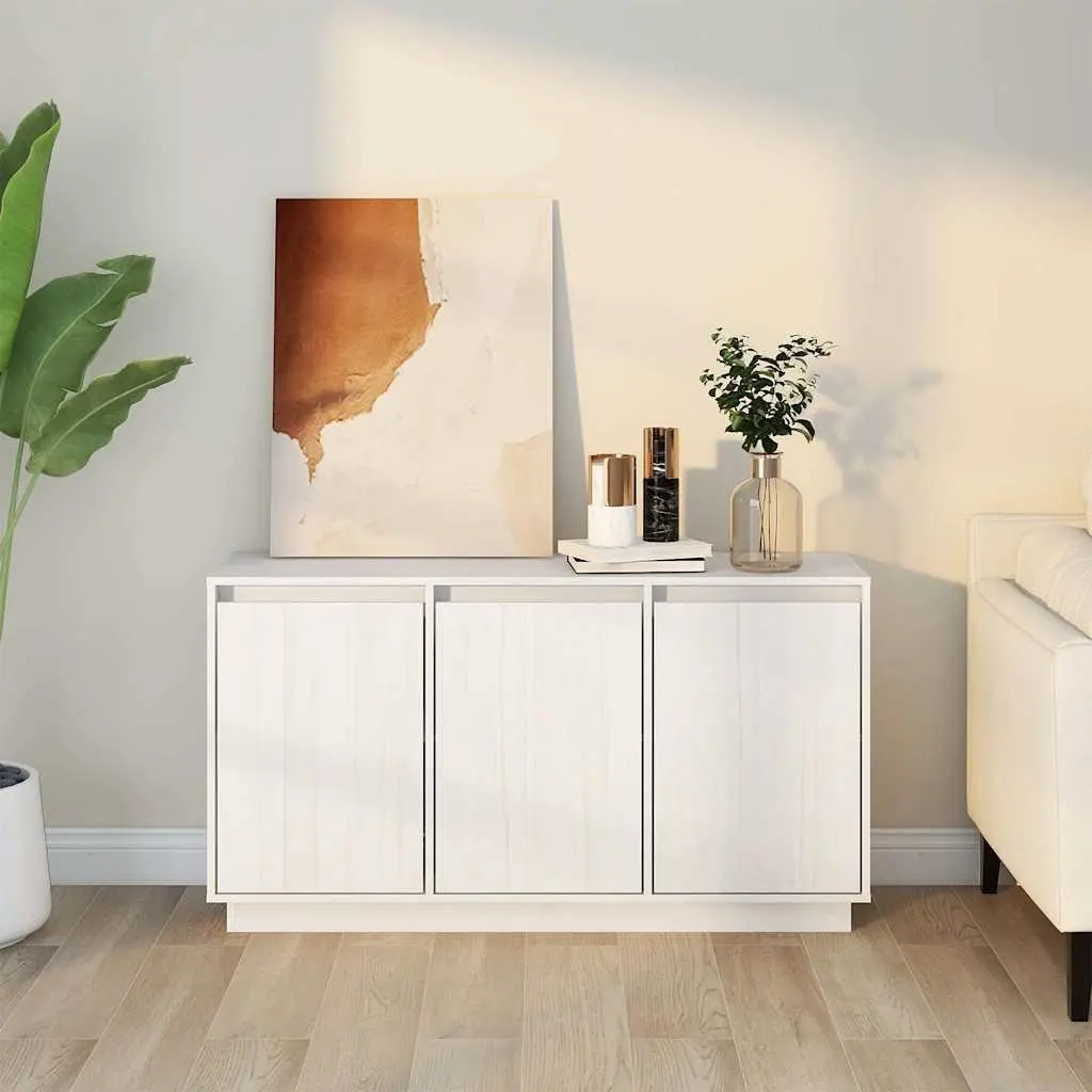 Sideboard White Modern Storage Cabinet Living Room Cupboard Furniture
