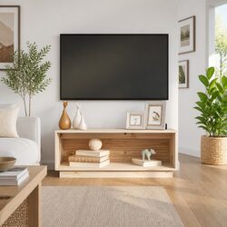 Elegant TV Cabinet 90x35x35 cm Solid Pine Wood Unit