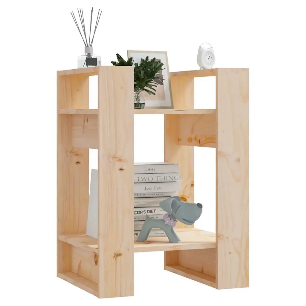 Solid Wood Pine Book Cabinet Room Divider Bookshelf 41x35x57cm Storage Shelves