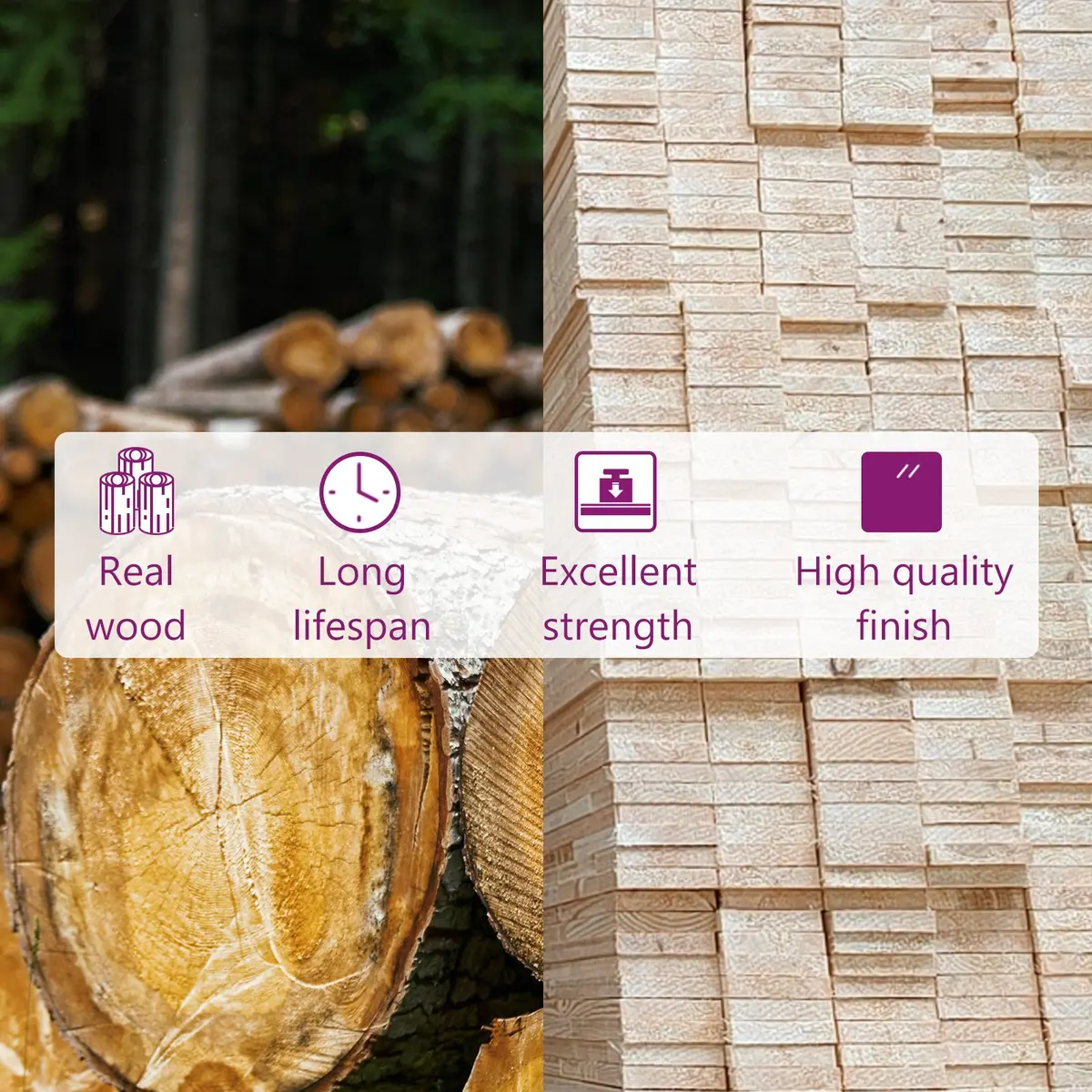Solid Wood Pine Book Cabinet Room Divider Bookshelf 41x35x57cm Storage Shelves
