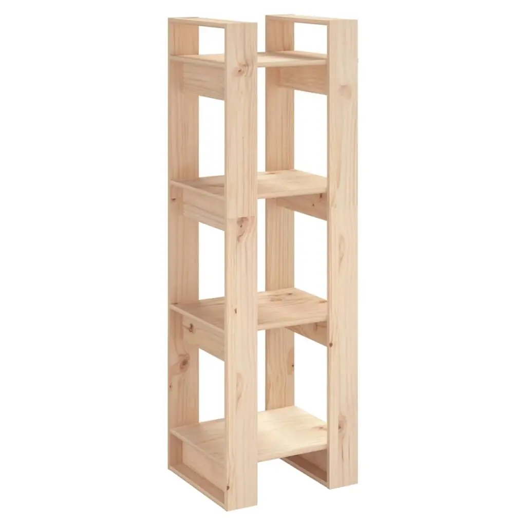Solid Pine Wooden Book Cabinet Room Divider 41x35x125cm