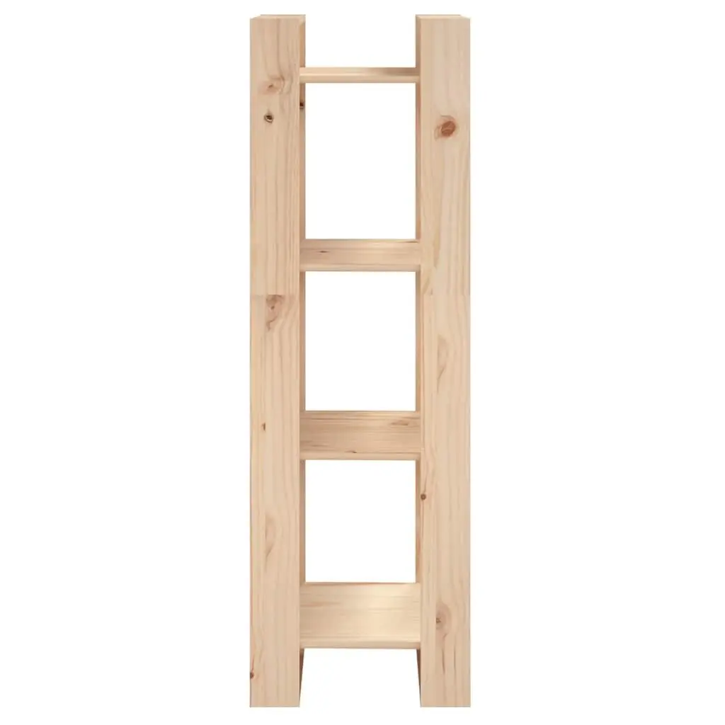 Solid Pine Wooden Book Cabinet Room Divider 41x35x125cm