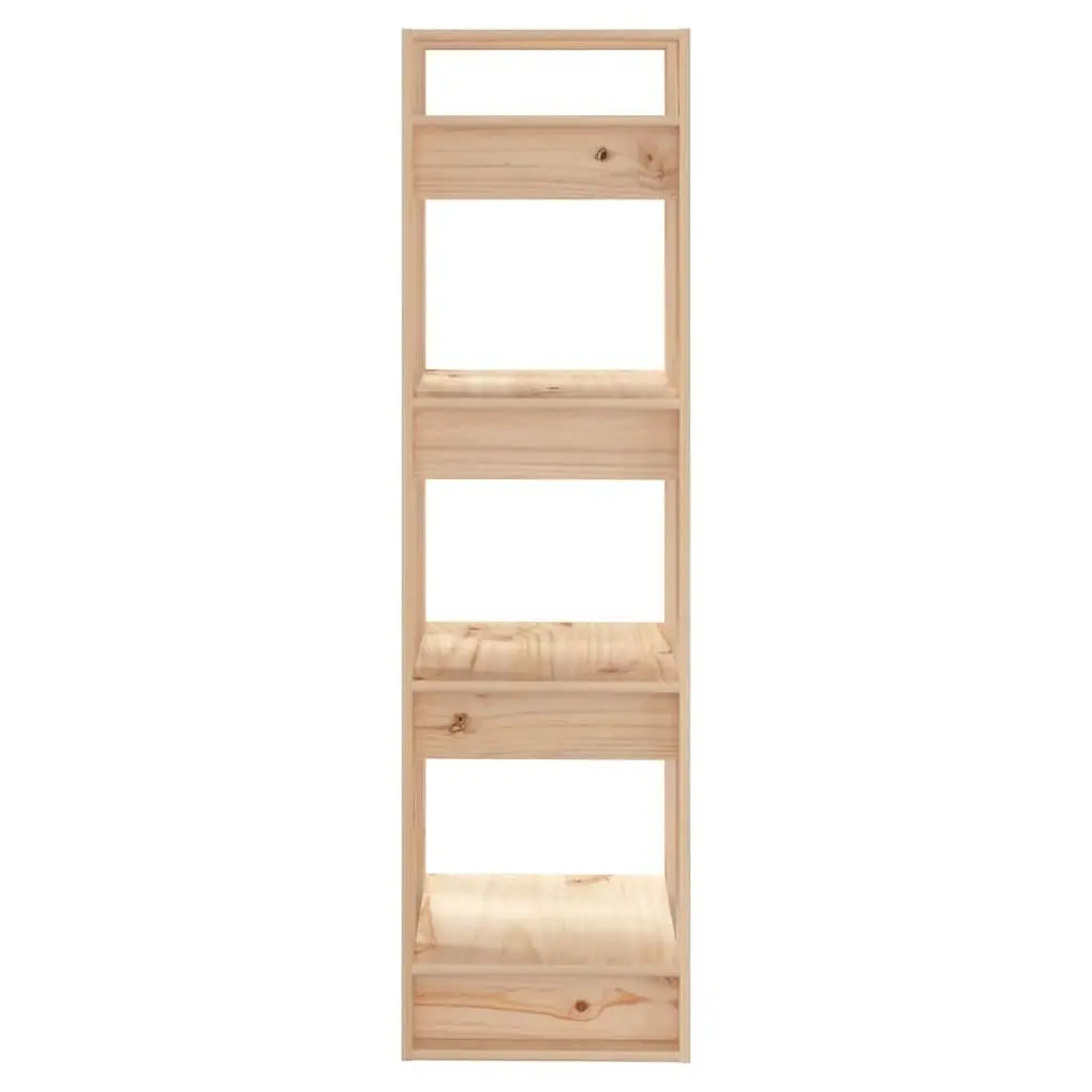 Solid Pine Wooden Book Cabinet Room Divider 41x35x125cm