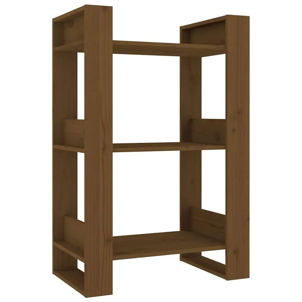 Solid Wood Book Cabinet with Open Shelving