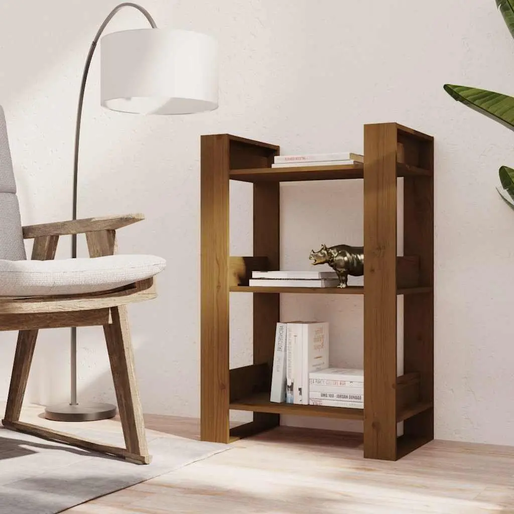 Solid Wood Book Cabinet with Open Shelving