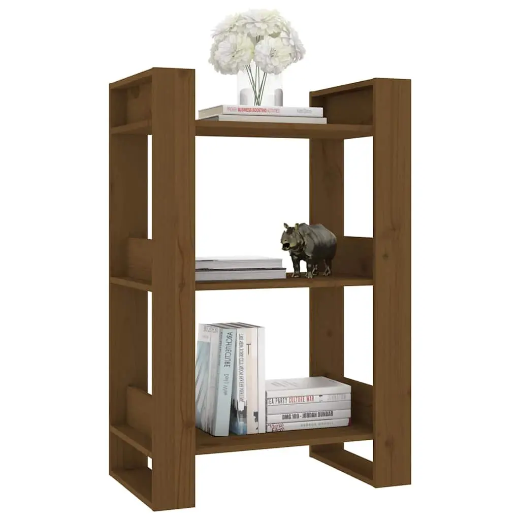Solid Wood Book Cabinet with Open Shelving