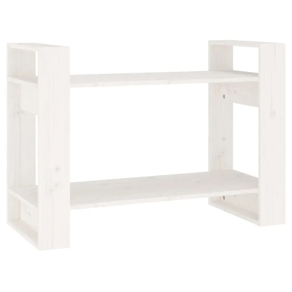 Solid Pine Wood Book Cabinet and Room Divider 80x35x56.5 cm