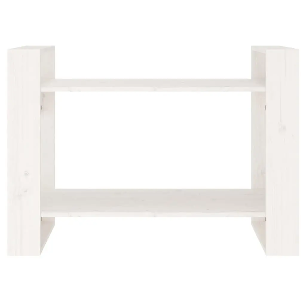Solid Pine Wood Book Cabinet and Room Divider 80x35x56.5 cm