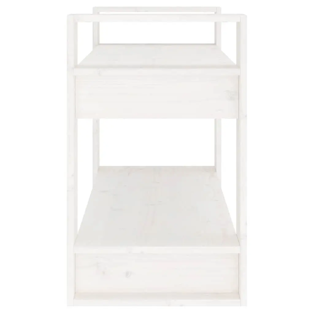 Solid Pine Wood Book Cabinet and Room Divider 80x35x56.5 cm