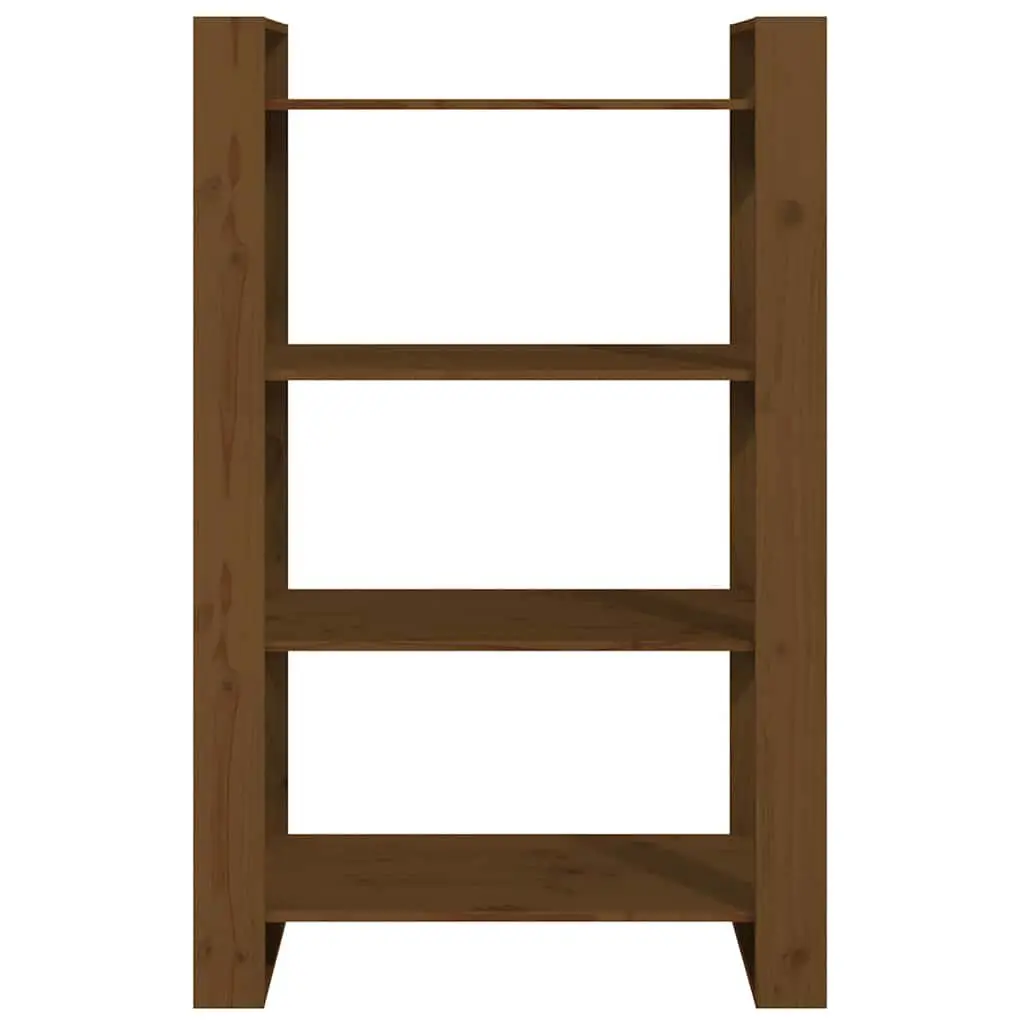Solid Pine Wood Book Cabinet Room Divider 80x35x125cm