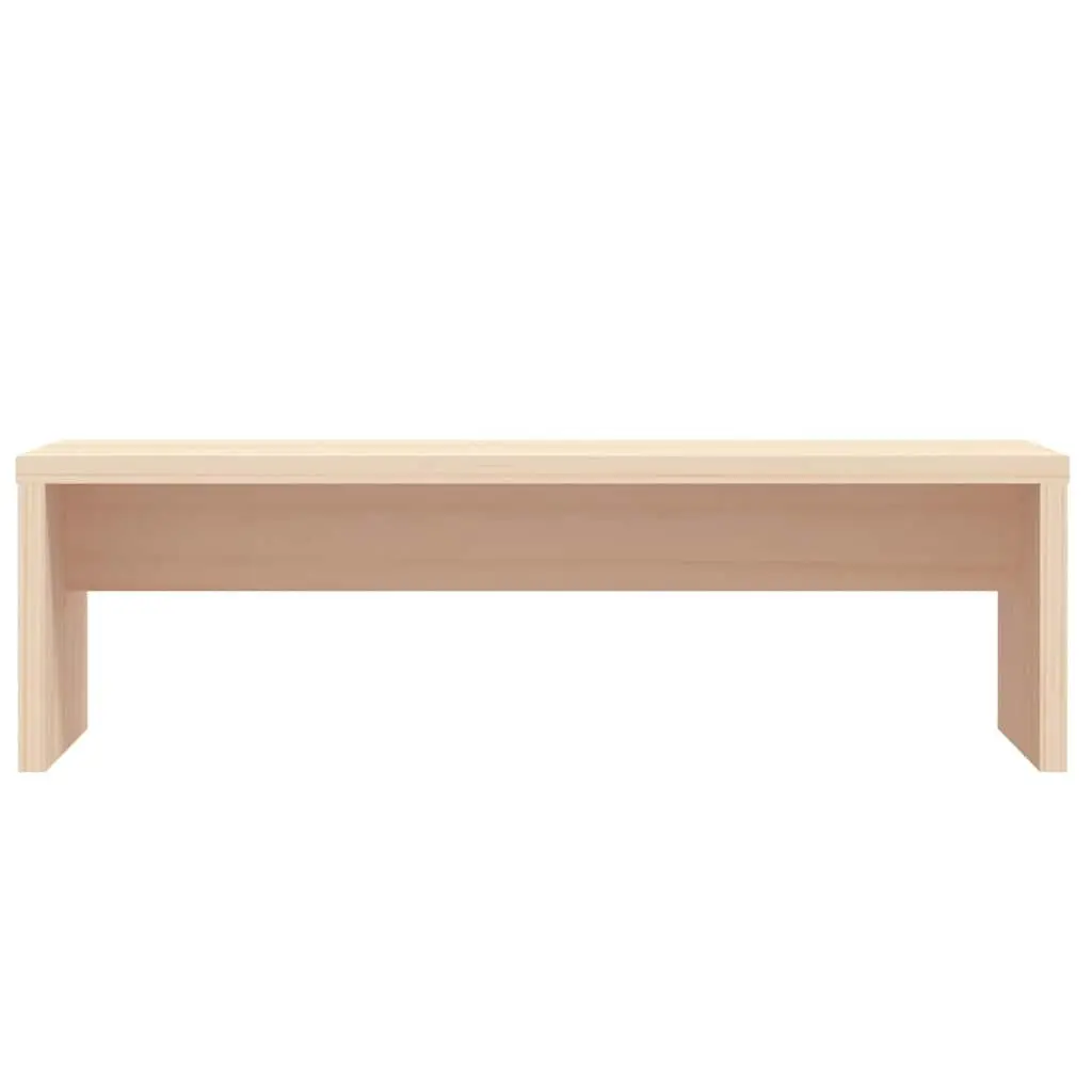 Monitor Stand Solid Pine Wood 50x27x15cm Brown