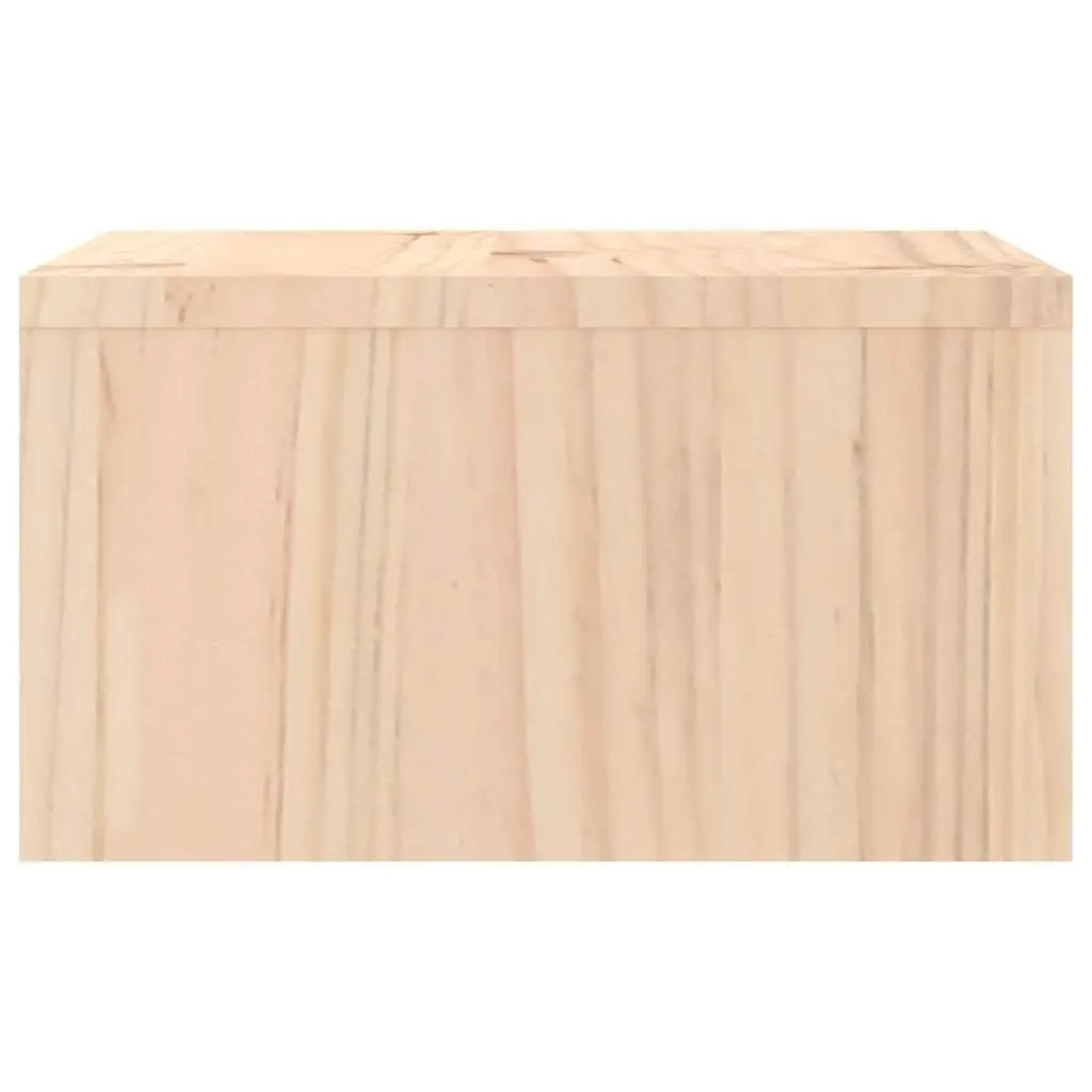 Solid Wood Monitor Stand with Drawers 50x27x15cm