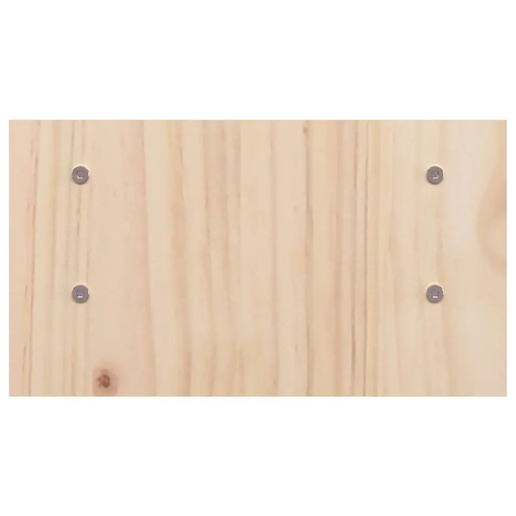 Monitor Stand Solid Pine Wood 50x27x15 cm Brown
