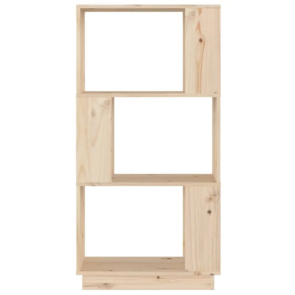 Solid Pine Book Cabinet Room Divider 51x25x101 cm