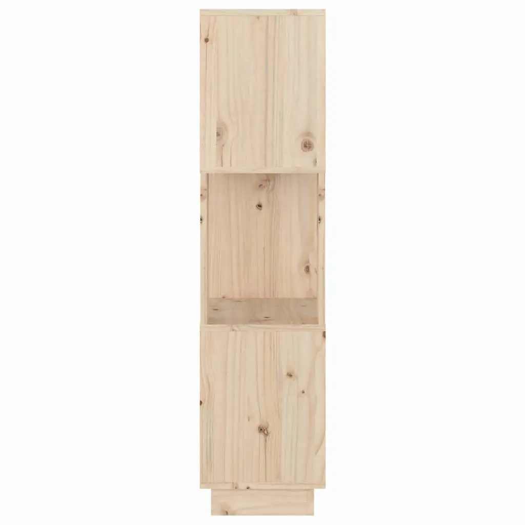 Solid Pine Book Cabinet Room Divider 51x25x101 cm