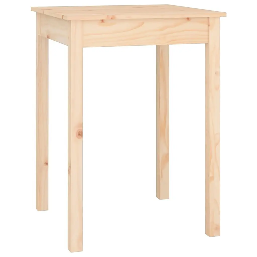 Solid Wood Dining Table 55x55x75 cm in Brown
