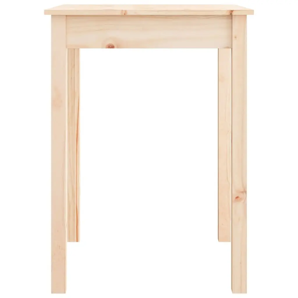 Solid Wood Dining Table 55x55x75 cm in Brown