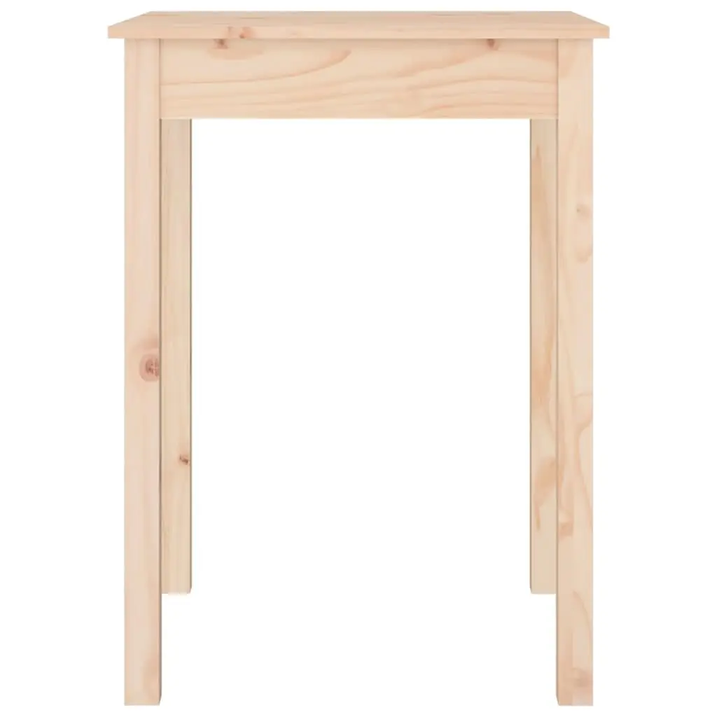 Solid Wood Dining Table 55x55x75 cm in Brown