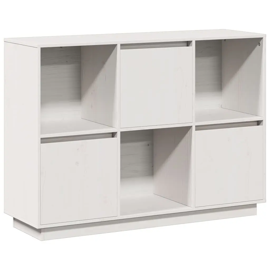White Sideboard 110.5x35x80cm in Solid Pine