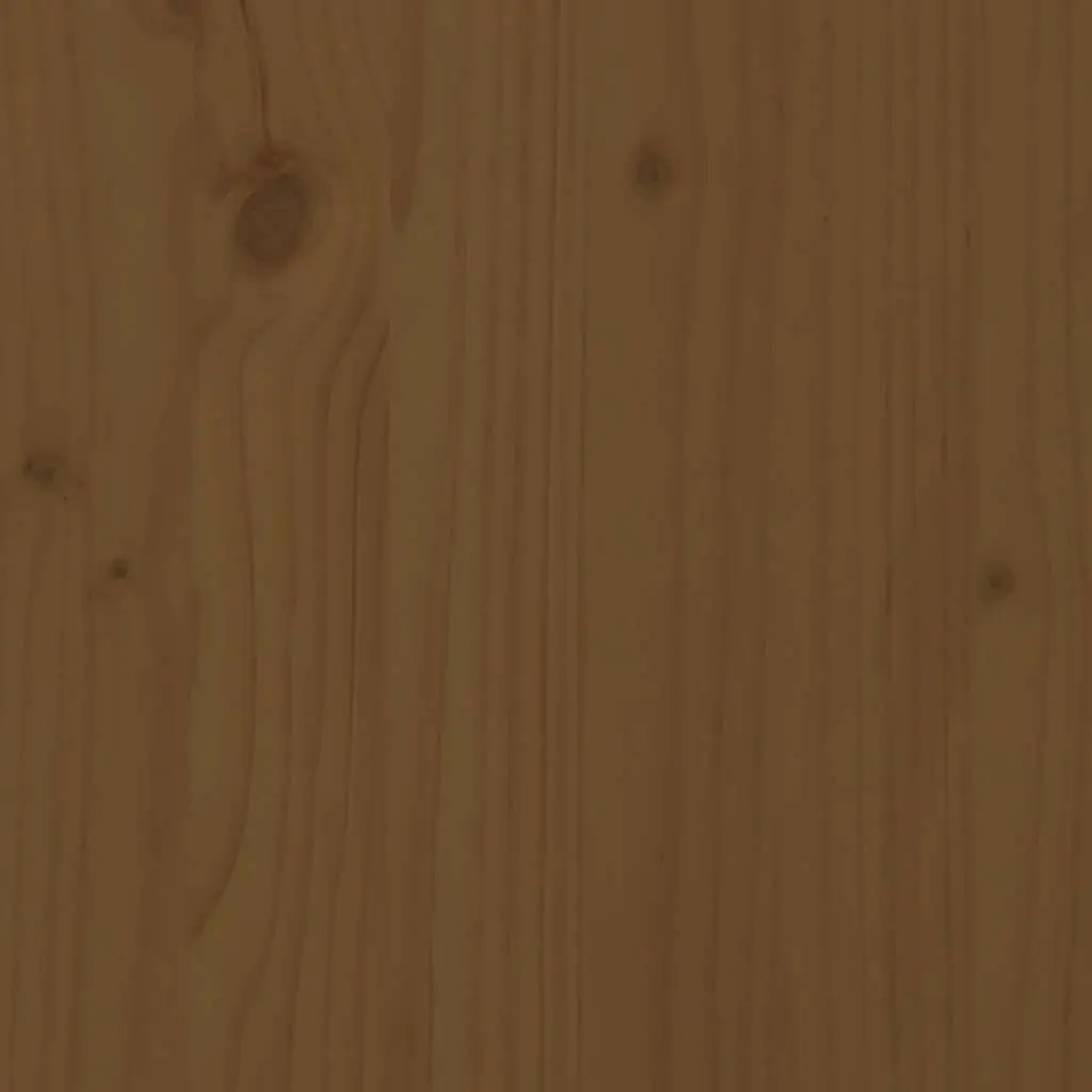 Solid Pine Wood Highboard Storage Cabinet with 5 Doors
