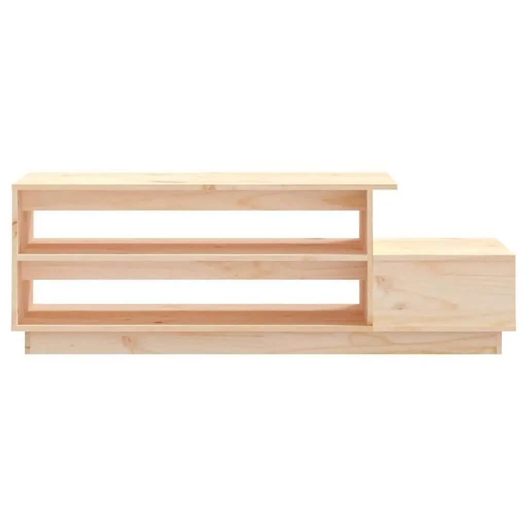 Solid Pine Coffee Table with Storage Compartments