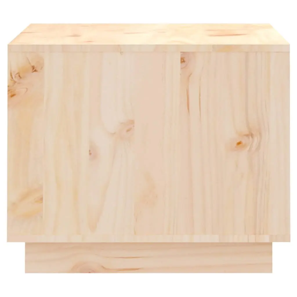 Solid Pine Coffee Table with Storage Compartments