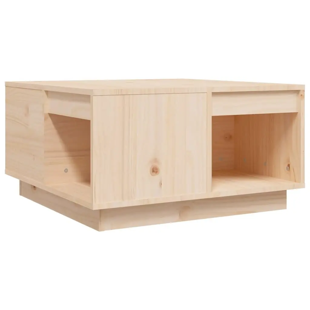 Brown Coffee Table 60x61x32.5cm in Solid Pine