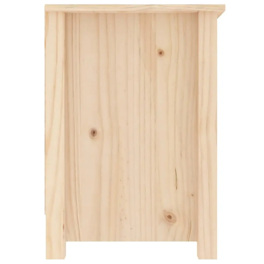 TV Cabinet Solid Pine Wood 103x36.5x52 cm Brown