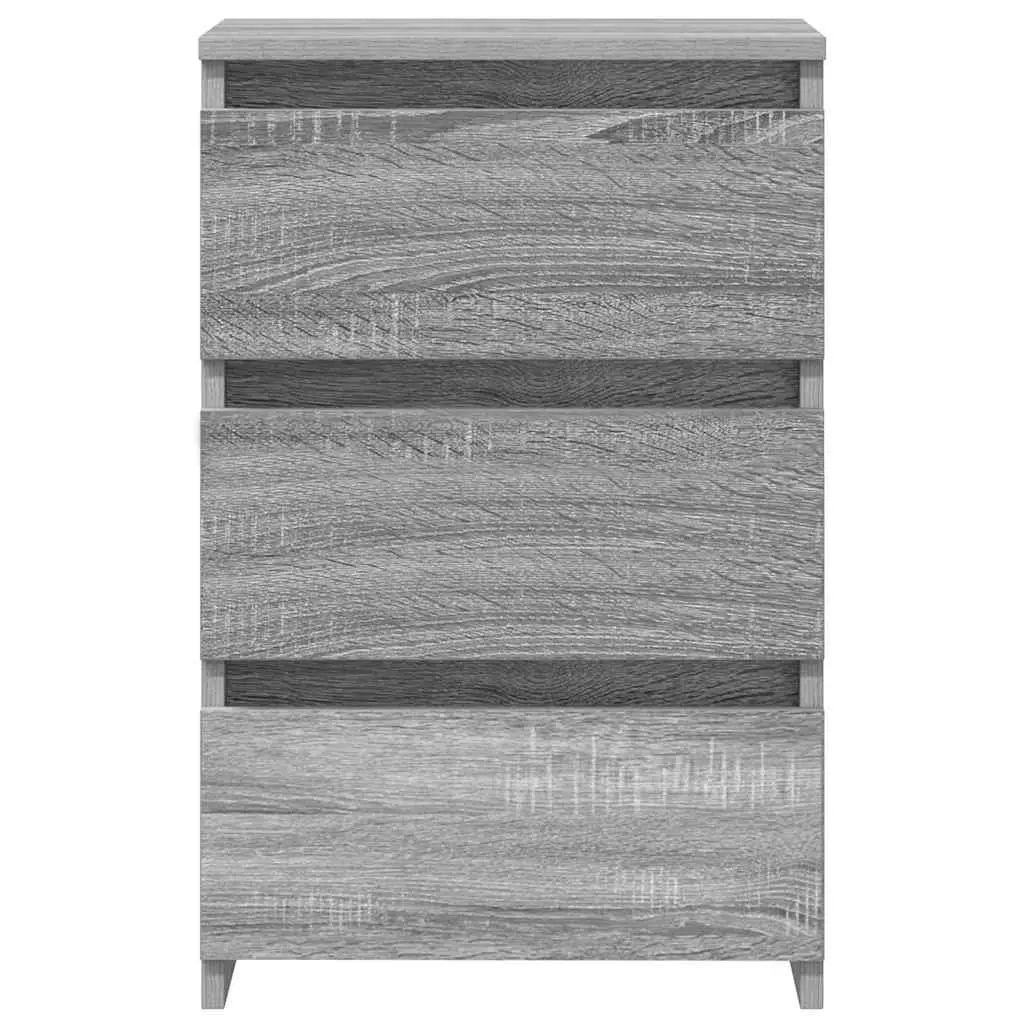 Bedside Tables Engineered Wood 40x35x62.5cm Grey Sonoma 2pcs