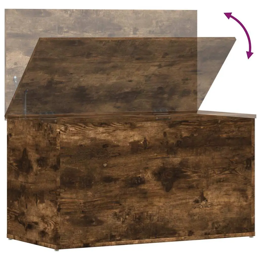 Brown Engineered Wood Storage Chest for Organising