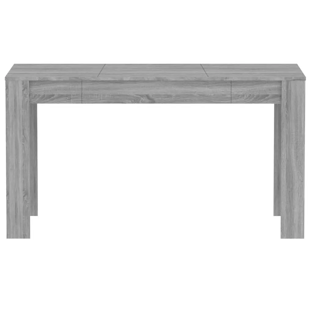Grey Dining Table with Sturdy Engineered Wood