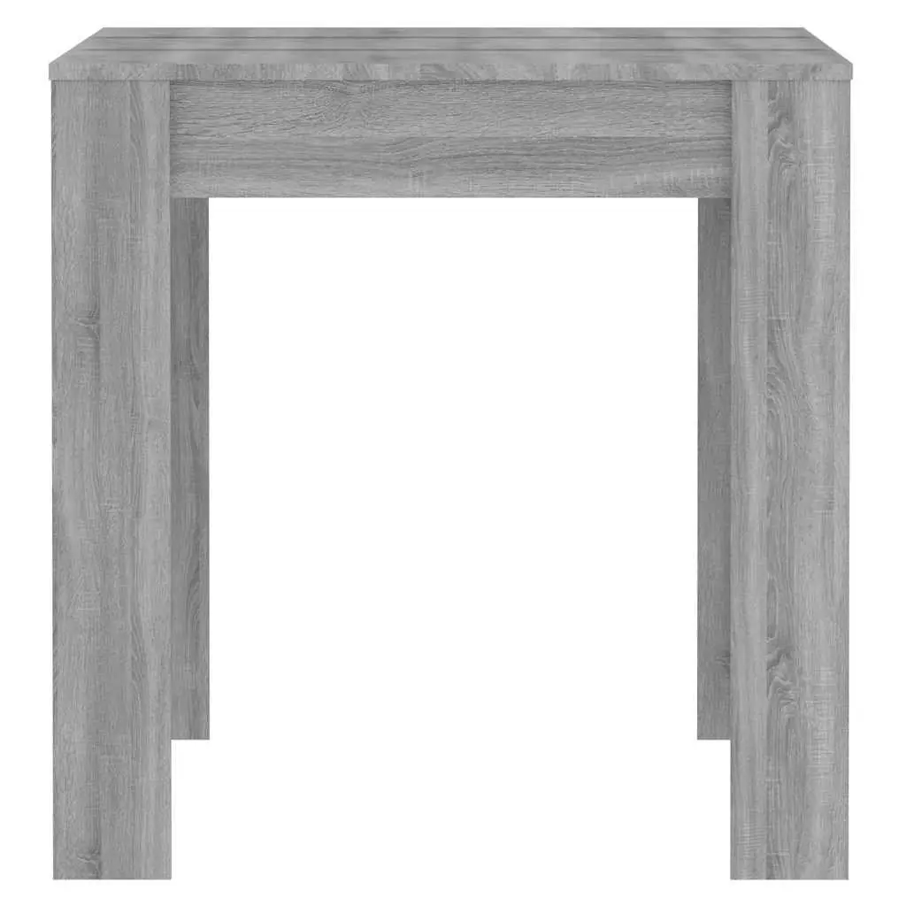 Grey Dining Table with Sturdy Engineered Wood
