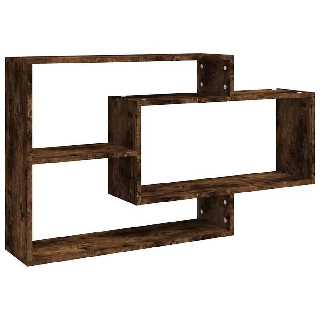 Wall Shelf with 3 Open Storage Compartments