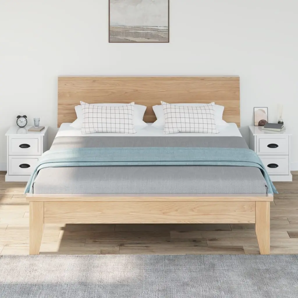 2 Drawer Nightstand in Glossy White