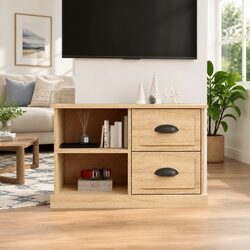 Sonoma Oak Brown TV Cabinet with Engineered Wood