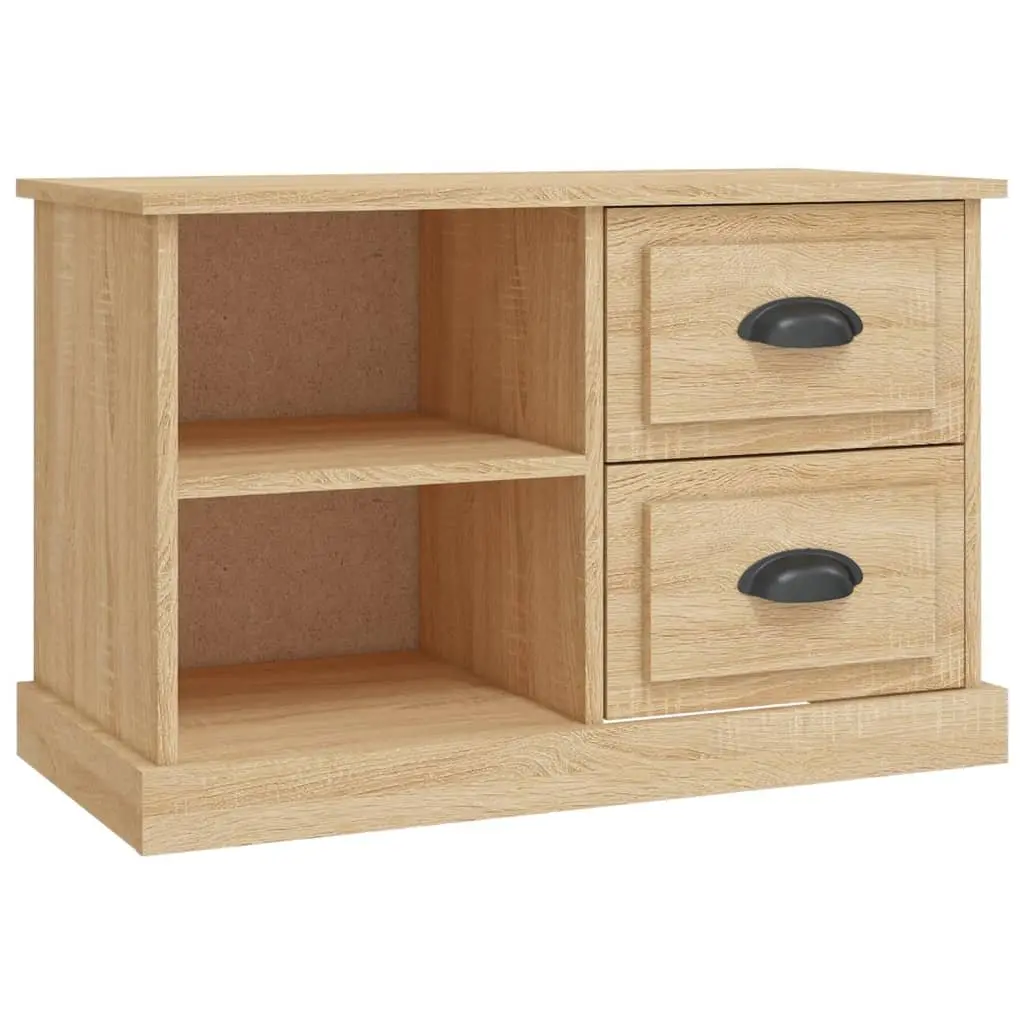 Sonoma Oak Brown TV Cabinet with Engineered Wood