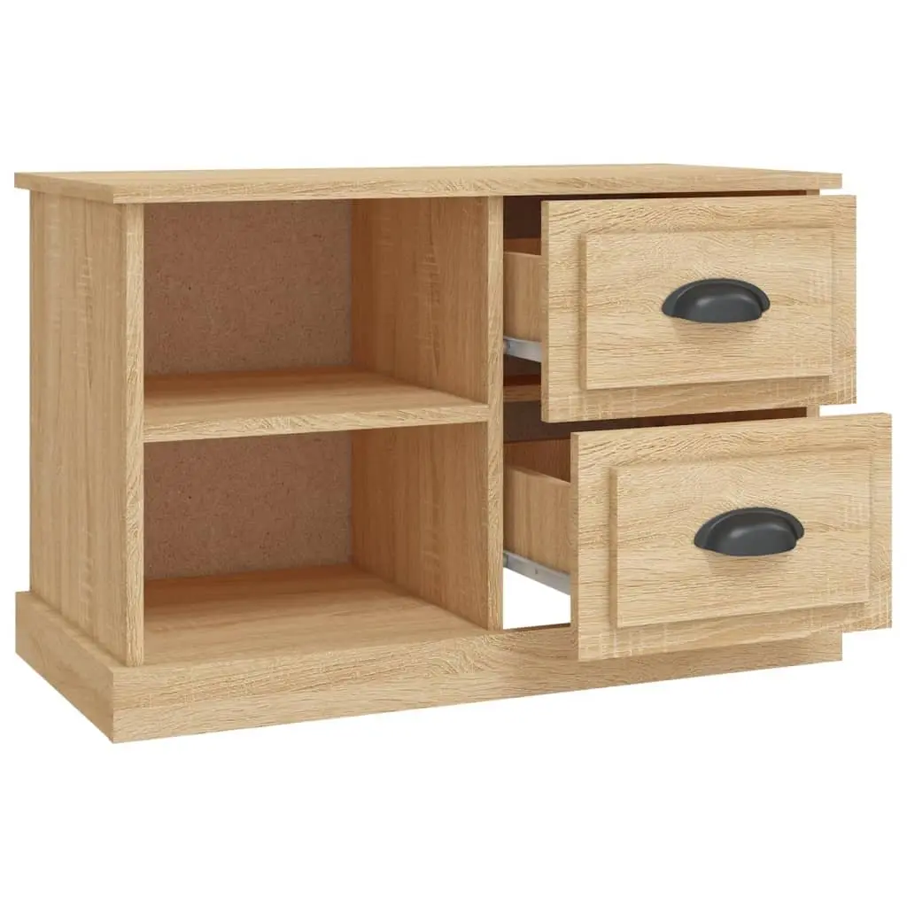 Sonoma Oak Brown TV Cabinet with Engineered Wood