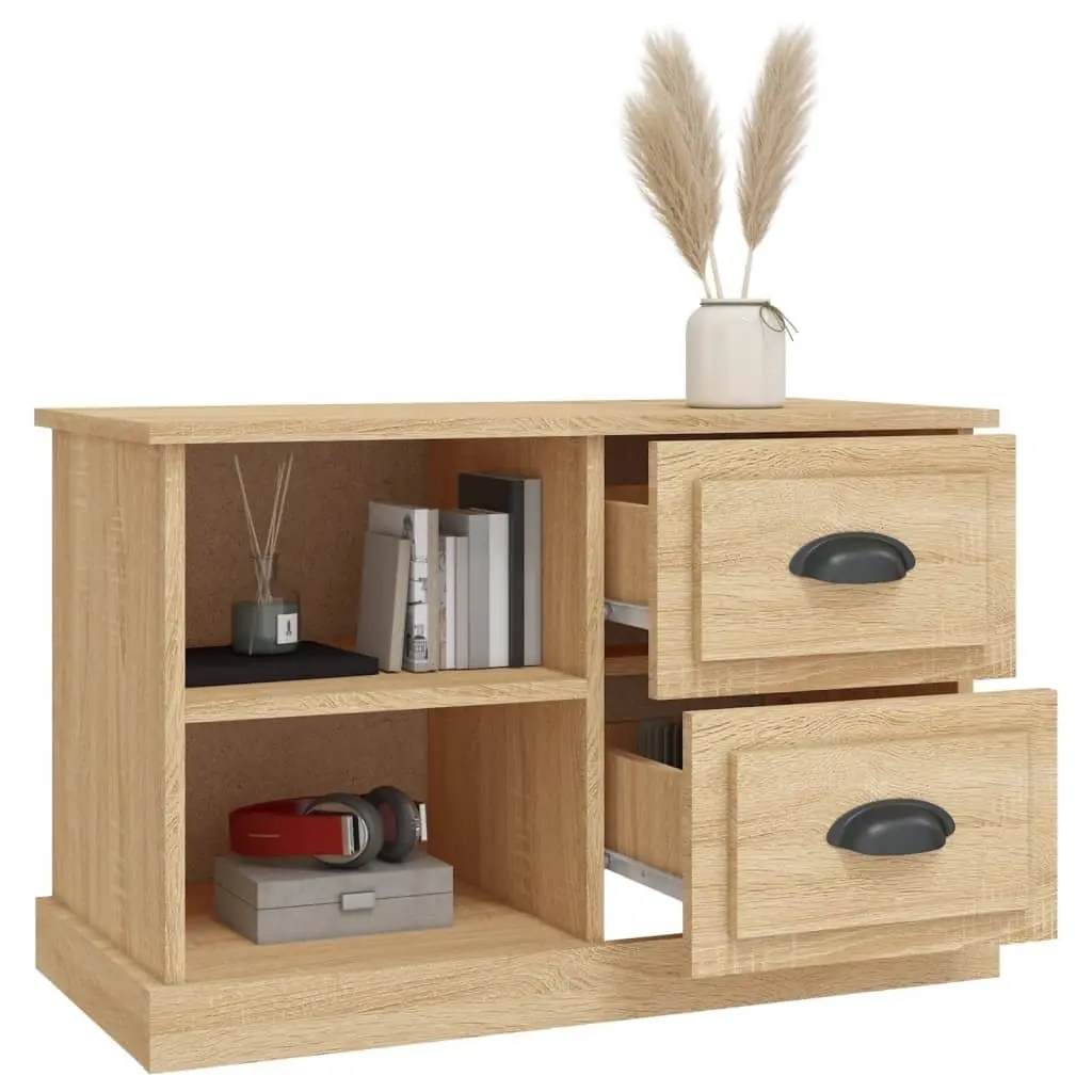 Sonoma Oak Brown TV Cabinet with Engineered Wood
